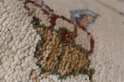 Ziegler Brown Round Hand Knotted 62 X 62  Area Rug 250-23627 Image 7