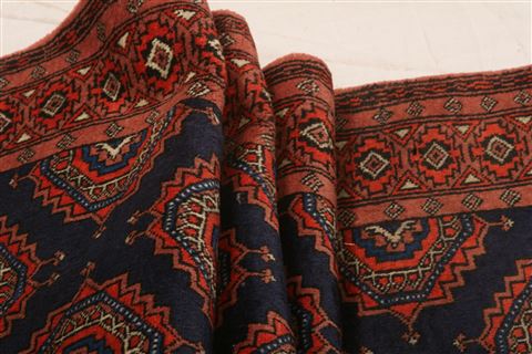 Pak-Persian Brown Runner Hand Knotted 30 X 97 Area Rug 100-23630 Image 5