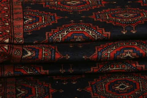 Pak-Persian Brown Runner Hand Knotted 30 X 97 Area Rug 100-23630 Image 7