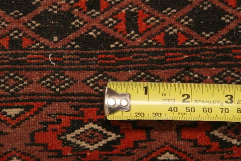 Pak-Persian Brown Runner Hand Knotted 30 X 97 Area Rug 100-23630 Image 8