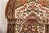 Tabriz Beige Runner Hand Knotted 26 X 93  Area Rug 253-23634 Thumb 3