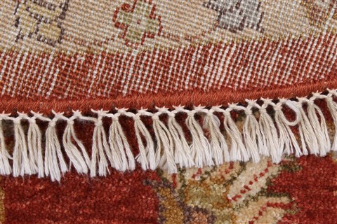 Ziegler Brown Round Hand Knotted 511 X 60  Area Rug 250-23637 Image 10