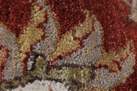 Ziegler Brown Round Hand Knotted 511 X 60  Area Rug 250-23637 Image 6