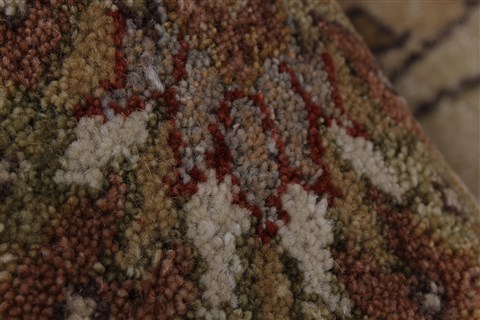 Ziegler Brown Round Hand Knotted 511 X 60  Area Rug 250-23637 Image 7