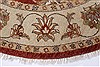 Ziegler Brown Round Hand Knotted 511 X 60  Area Rug 250-23637 Thumb 2