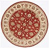 Ziegler Brown Round Hand Knotted 511 X 60  Area Rug 250-23637 Thumb 0