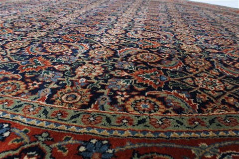 Herati Blue Round Hand Knotted 511 X 511  Area Rug 250-23640 Image 2