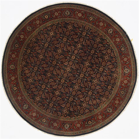 Herati Blue Round Hand Knotted 511 X 511  Area Rug 250-23640 Image 0