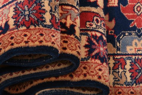 Pishavar Blue Runner Hand Knotted 26 X 92 Area Rug 100-23642 Image 3