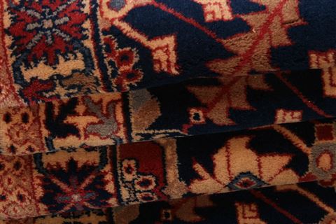 Pishavar Blue Runner Hand Knotted 26 X 92 Area Rug 100-23642 Image 5
