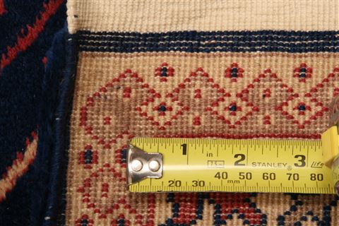 Pishavar Blue Runner Hand Knotted 26 X 92 Area Rug 100-23642 Image 7