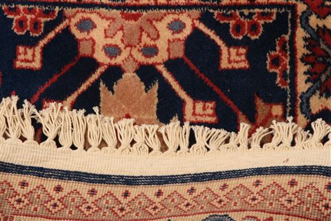 Pishavar Blue Runner Hand Knotted 26 X 92 Area Rug 100-23642 Image 8