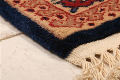 Pishavar Blue Runner Hand Knotted 26 X 92 Area Rug 100-23642 Image 9
