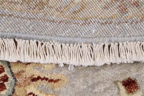 Chobi Grey Round Hand Knotted 511 X 511 Area Rug 250-23650 Image 10