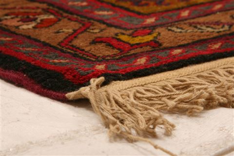 Kazak Brown Runner Hand Knotted 26 X 88 Area Rug 100-23662 Image 1