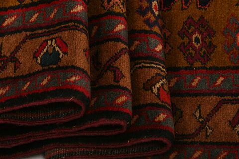 Kazak Brown Runner Hand Knotted 26 X 88 Area Rug 100-23662 Image 4