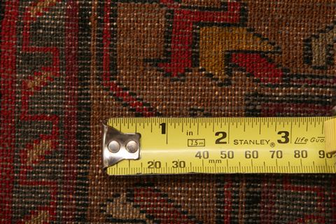 Kazak Brown Runner Hand Knotted 26 X 88 Area Rug 100-23662 Image 7