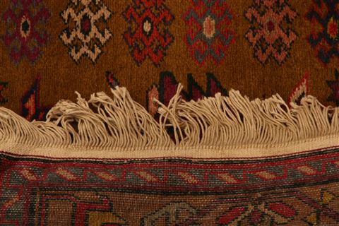 Kazak Brown Runner Hand Knotted 26 X 88 Area Rug 100-23662 Image 8