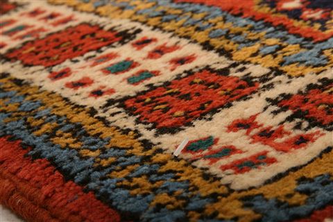 Ardebil Orange Runner Hand Knotted 24 X 123 Area Rug 100-23664 Image 3