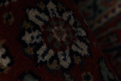 Herati Blue Round Hand Knotted 60 X 60 Area Rug 250-23681 Image 7