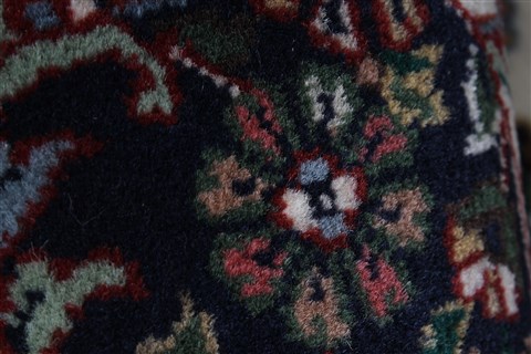 Tabriz White Round Hand Knotted 61 X 61 Area Rug 250-23686 Image 11
