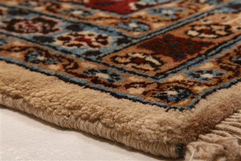 Birjand Beige Hand Knotted 100 X 134 Area Rug 100-23687 Image 10