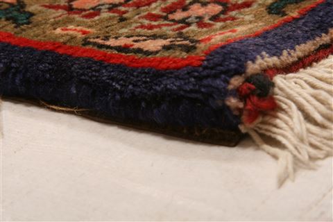 Bidjar Red Hand Knotted 99 X 130 Area Rug 100-23688 Image 6