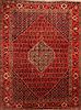 Bidjar Red Hand Knotted 99 X 130  Area Rug 100-23688 Thumb 0