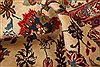 Kashan Beige Hand Knotted 99 X 135  Area Rug 100-23690 Thumb 2