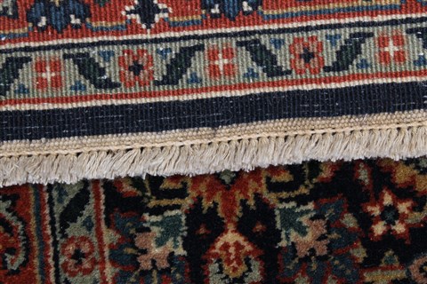 Herati Blue Runner Hand Knotted 25 X 99 Area Rug 250-23693 Image 11