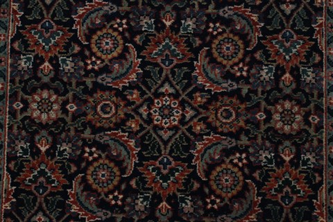 Herati Blue Runner Hand Knotted 25 X 99 Area Rug 250-23693 Image 3
