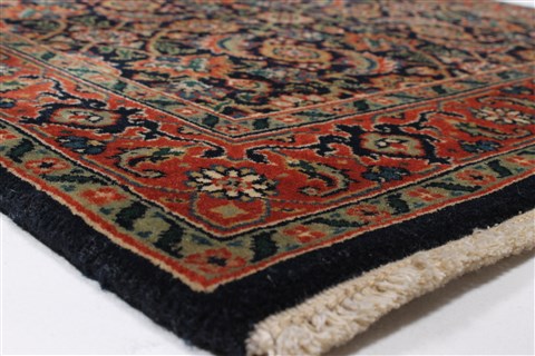 Herati Blue Runner Hand Knotted 25 X 99 Area Rug 250-23693 Image 5