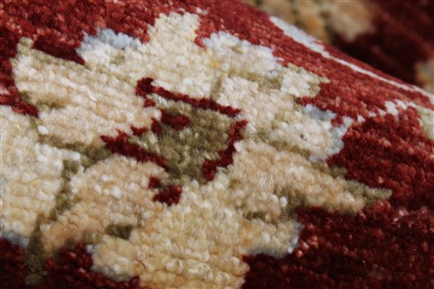 Pishavar Beige Runner Hand Knotted 26 X 910  Area Rug 250-23696 Image 8