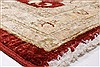 Pishavar Beige Runner Hand Knotted 26 X 910  Area Rug 250-23696 Thumb 5