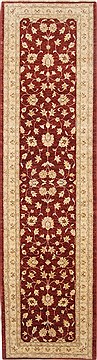 Pishavar Beige Runner Hand Knotted 2'6" X 9'10"  Area Rug 250-23696