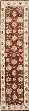 Ziegler Brown Runner Hand Knotted 2'7" X 10'0"  Area Rug 250-23701