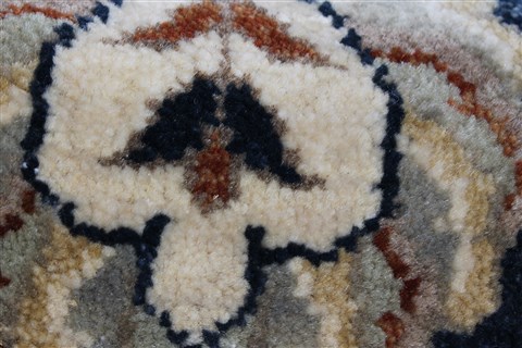 Ziegler Blue Runner Hand Knotted 26 X 911  Area Rug 250-23704 Image 6