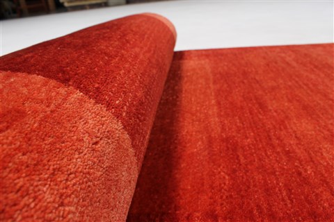 Gabbeh Red Runner Hand Knotted 27 X 102 Area Rug 250-23707 Image 8