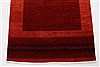 Gabbeh Red Runner Hand Knotted 27 X 102 Area Rug 250-23707 Thumb 4