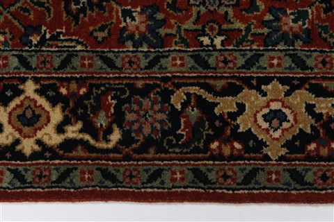 Herati Brown Runner Hand Knotted 26 X 98 Area Rug 250-23708 Image 2