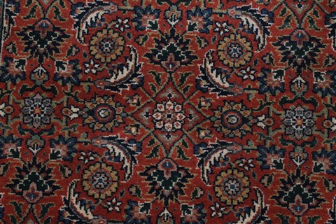 Herati Brown Runner Hand Knotted 26 X 98 Area Rug 250-23708 Image 3