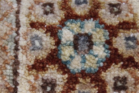 Ziegler Brown Runner Hand Knotted 26 X 104 Area Rug 250-23710 Image 9