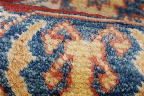 Kazak Red Runner Hand Knotted 28 X 104 Area Rug 250-23714 Image 7