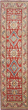 Kazak Red Runner Hand Knotted 2'8" X 10'4"  Area Rug 250-23714