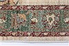 Chobi Beige Runner Hand Knotted 210 X 102 Area Rug 250-23716 Thumb 3