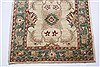 Chobi Beige Runner Hand Knotted 210 X 102 Area Rug 250-23716 Thumb 5