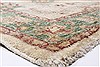 Chobi Beige Runner Hand Knotted 210 X 102 Area Rug 250-23716 Thumb 6