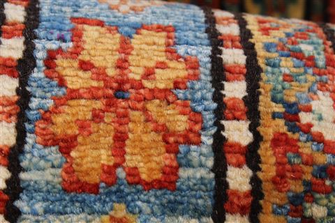 Kazak Brown Runner Hand Knotted 28 X 91 Area Rug 250-23718 Image 9