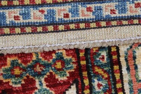 Kazak Yellow Runner Hand Knotted 29 X 98 Area Rug 250-23721 Image 1