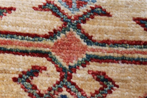 Kazak Yellow Runner Hand Knotted 29 X 98 Area Rug 250-23721 Image 7